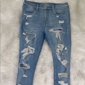 American Eagle Super Skinny, Super Ripped Jeans